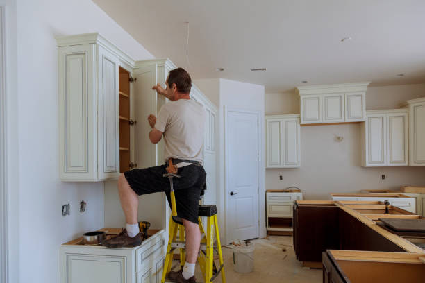 Open concept kitchen conversion in Hammond by JMT Kitchen Cabinet